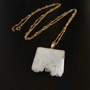 Druzy necklace